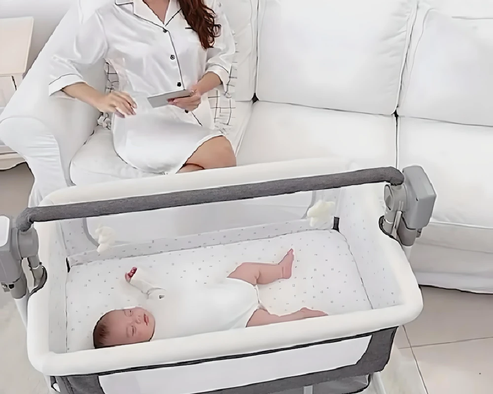 multifunctional convertible crib rocking foldable bassinet
